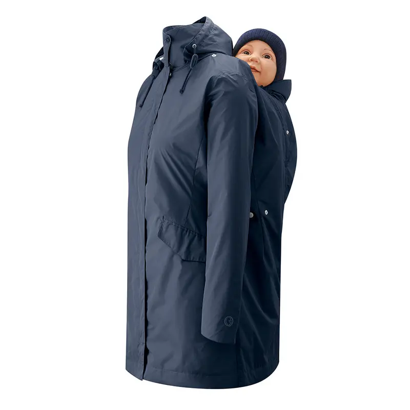 Mamalila Dublin Babywearing Rain Coat - Navy 3