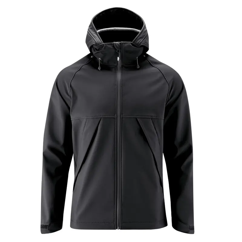 Mamalila Men's Softshell Allrounder Black Babywearing Jacket 2