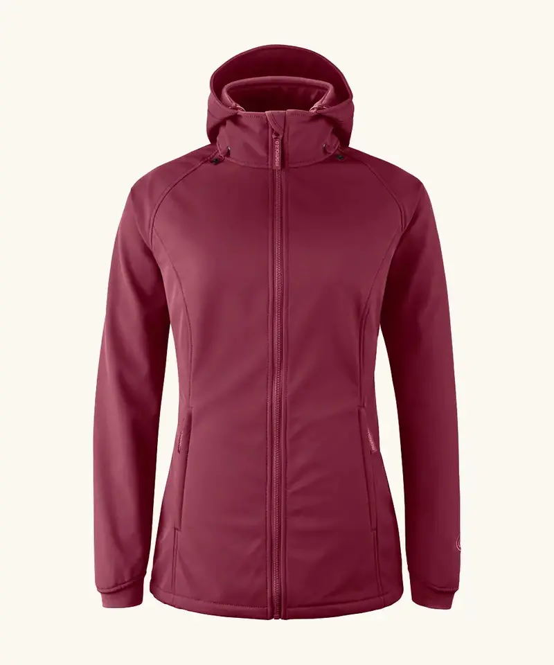Mamalila Softshell Babywearing Jacket Allrounder Fit - Burgundy 1