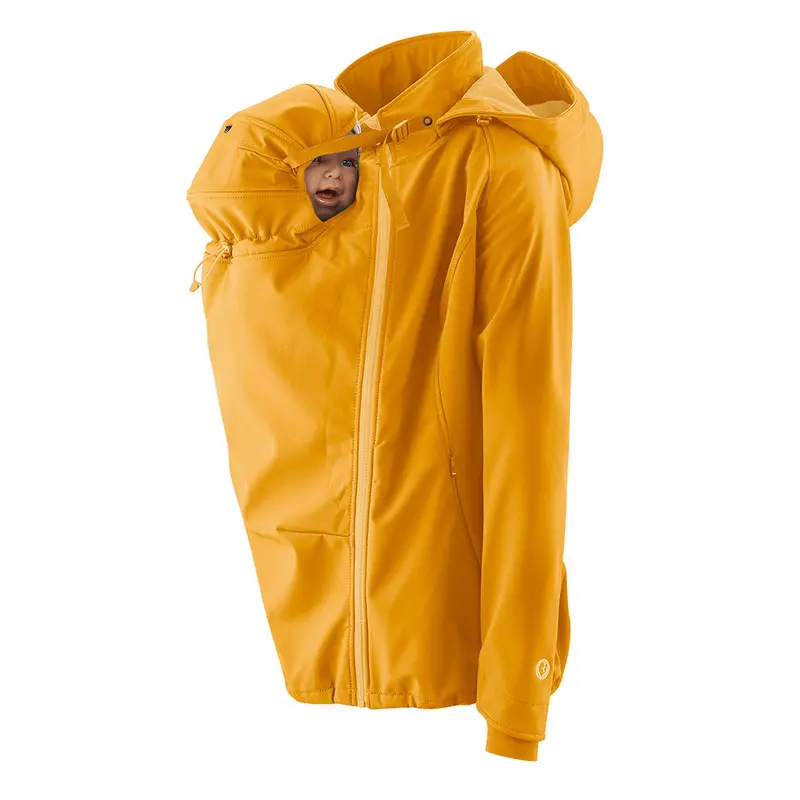 Mamalila Softshell Babywearing Jacket Allrounder - Mustard 4