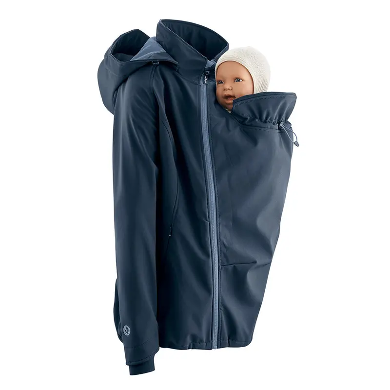Mamalila Softshell Babywearing Jacket Allrounder - Navy 1