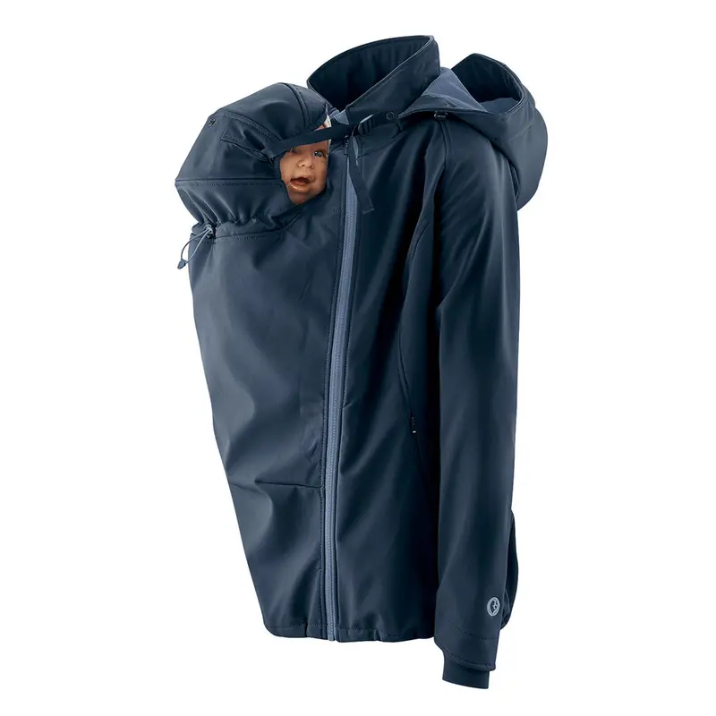 Mamalila Softshell Babywearing Jacket Allrounder - Navy 3