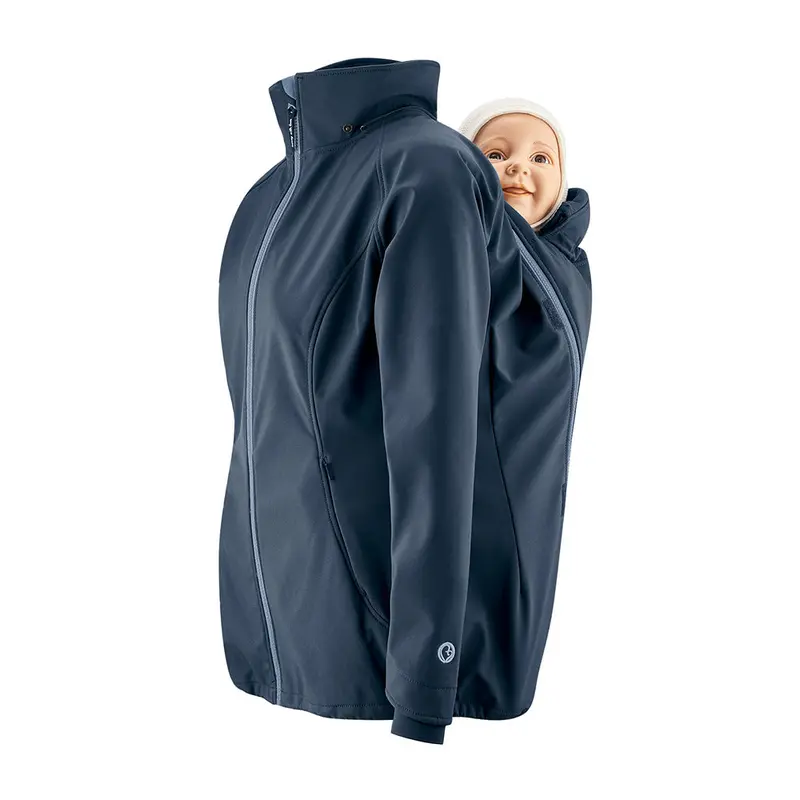 Mamalila Softshell Babywearing Jacket Allrounder - Navy 4