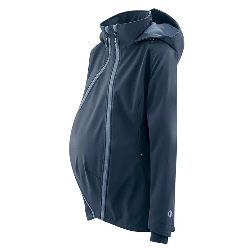 Mamalila Softshell Babywearing Jacket Allrounder - Navy 6