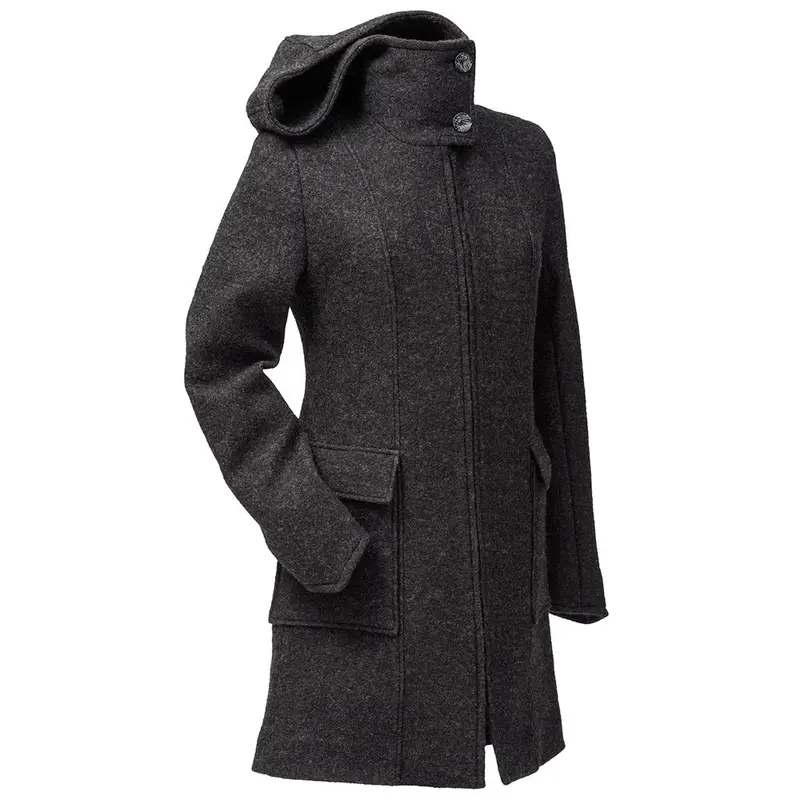 Mamalila Vienna Anthracite Wool Babywearing Coat 2