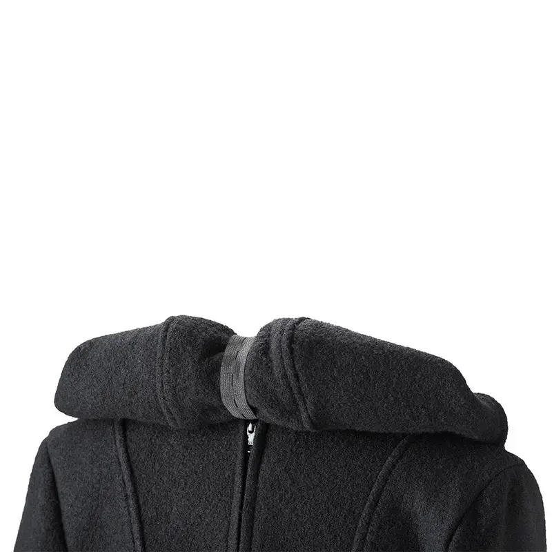 Mamalila Vienna Anthracite Wool Babywearing Coat 3