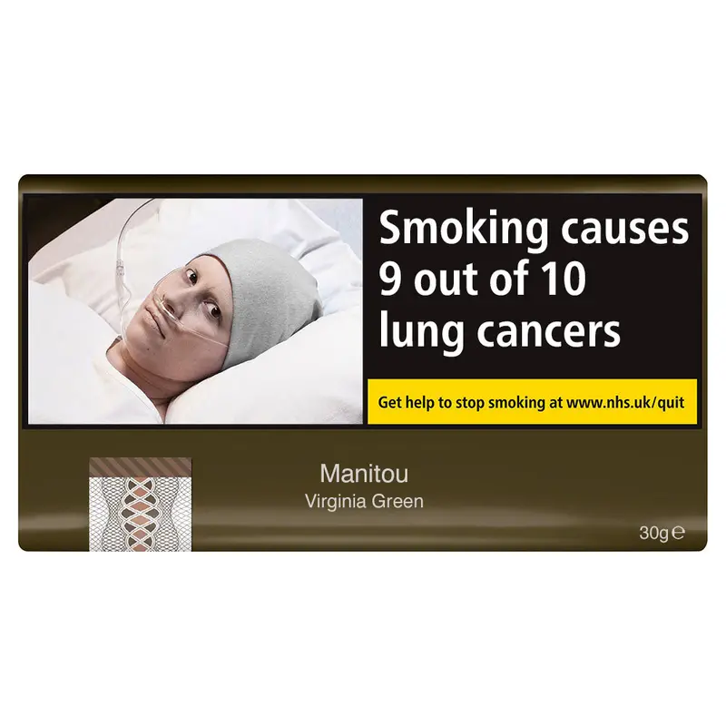 Manitou Virginia Green Hand Rolling Tobacco - 30G 1