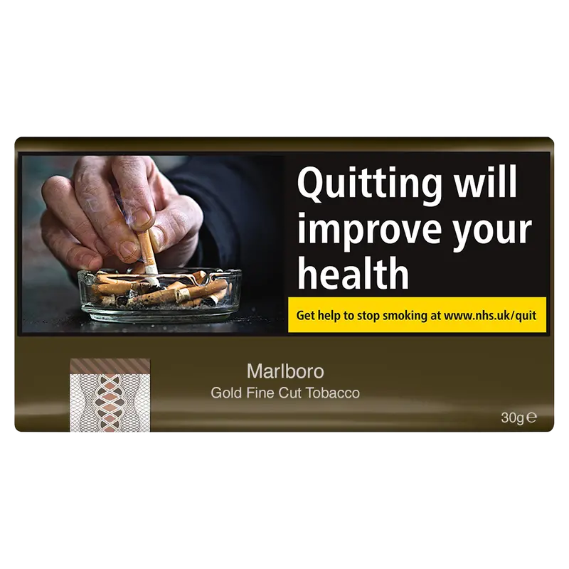 Marlboro Gold Fine Cut Hand Rolling Tobacco - 30G Pouch 1