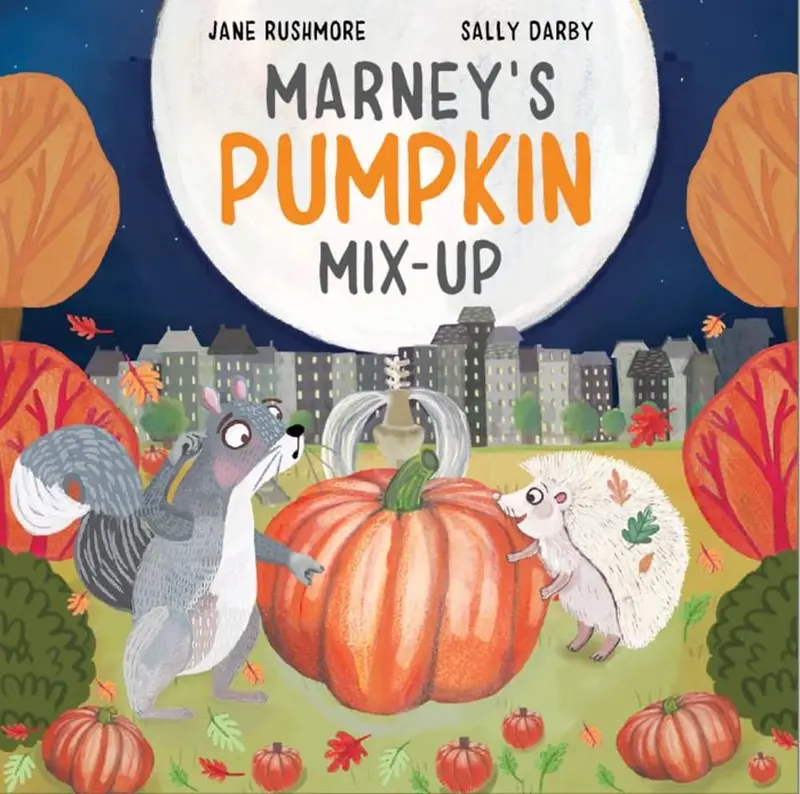 Marney's Pumpkin Mix-Up Children's Book By Jane Rushmore 1