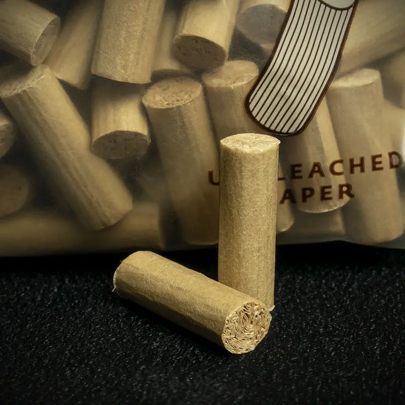 Mascotte Brown Xl Slim Paper Filter Tips - 120 Pack 2