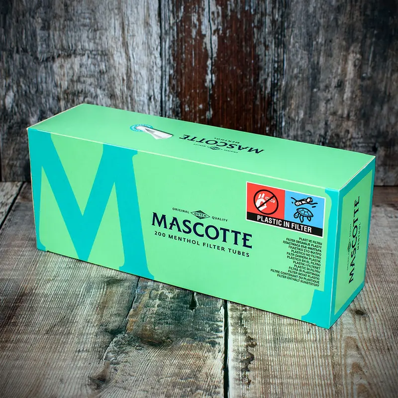 Mascotte Cigarette Tubes Menthol Filter 200 Pack 1