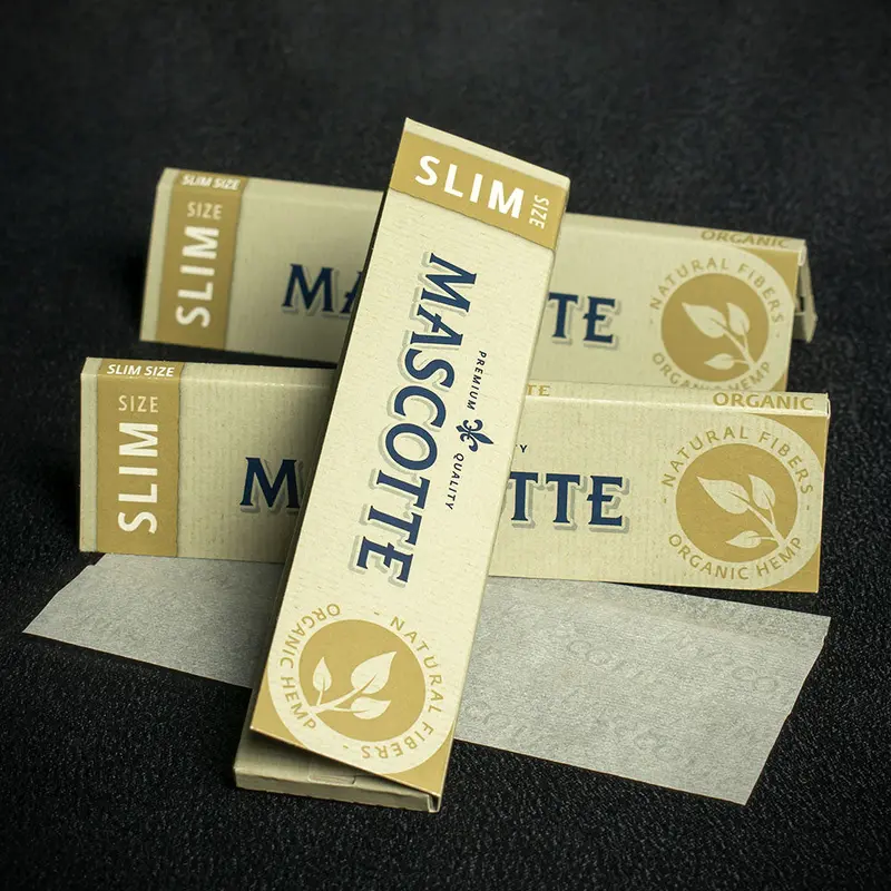 Mascotte King Size Slim Rolling Papers Organic Hemp - Bundle Of 3 1