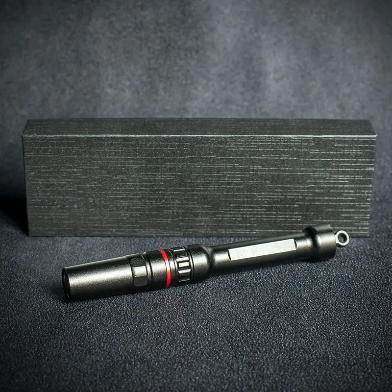 Matte Black Metal Cigar Drill Spike Nubber & Double Punch - Draw Enhancer Tool 1