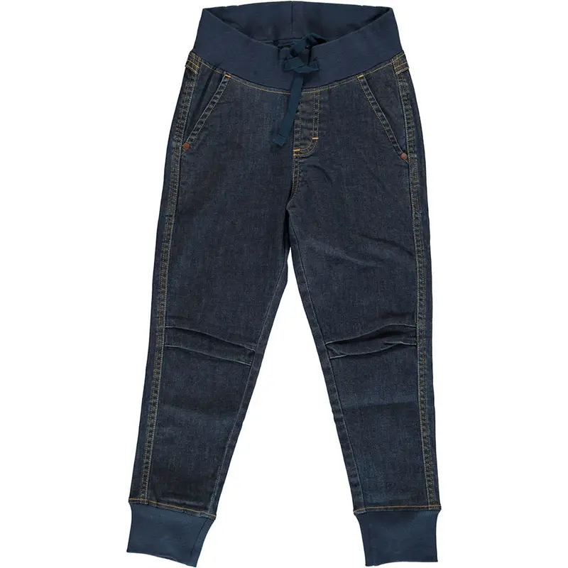 Maxomorra Medium Dark Wash Denim Jogger Pants 1