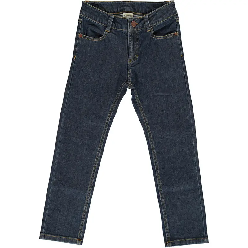 Maxomorra Medium Dark Wash Denim Pants 1