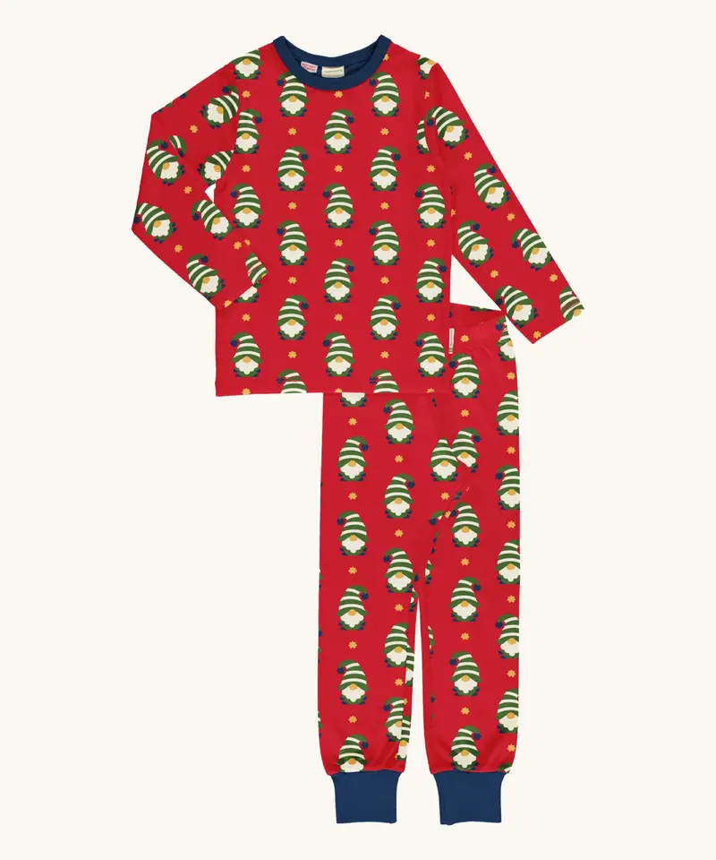 Maxomorra Swedish Santa Long Sleeve Pyjama Set 1