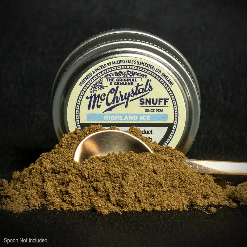 Mcchrystal's Highland Ice Snuff (Menthol & Eucalyptus) - 3.5G Mini Tin 1
