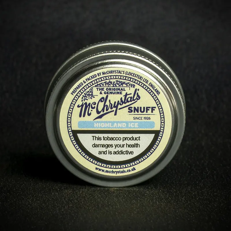 Mcchrystal's Highland Ice Snuff (Menthol & Eucalyptus) - 3.5G Mini Tin 2