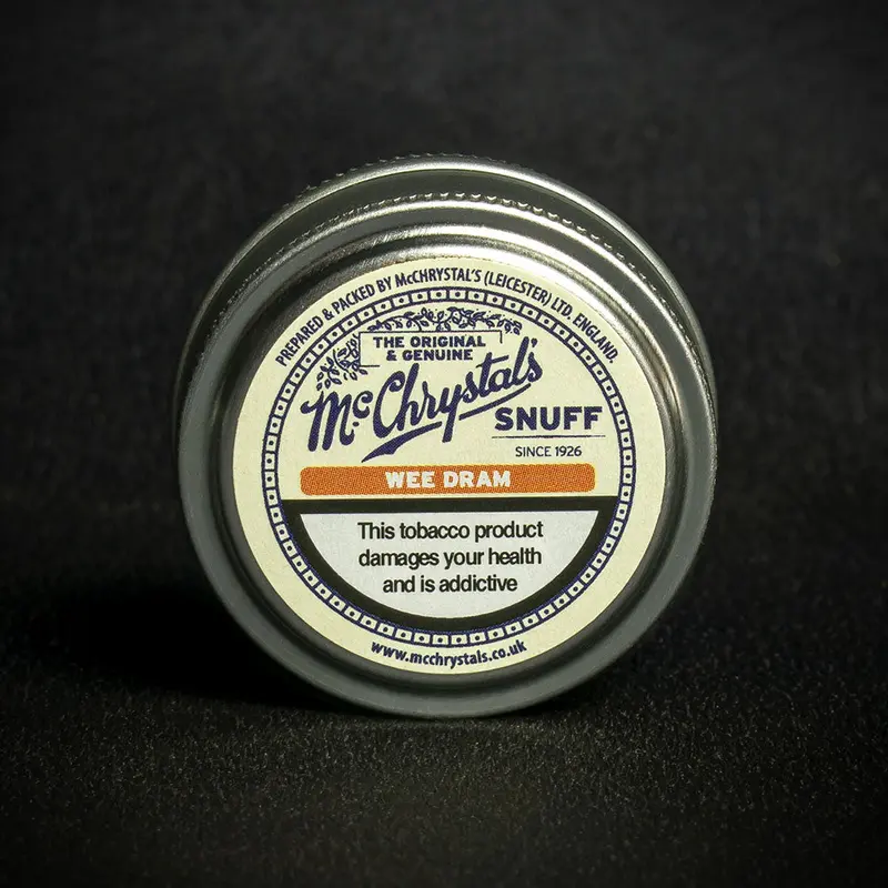 Mcchrystal's Wee Dram Snuff (Whisky, Light Fruit) - 3.5G Mini Tin 2