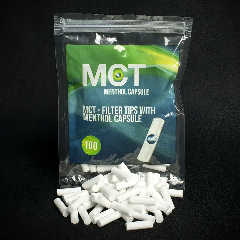 Mct Menthol Capsule Filter Tips - 100 Pack 1