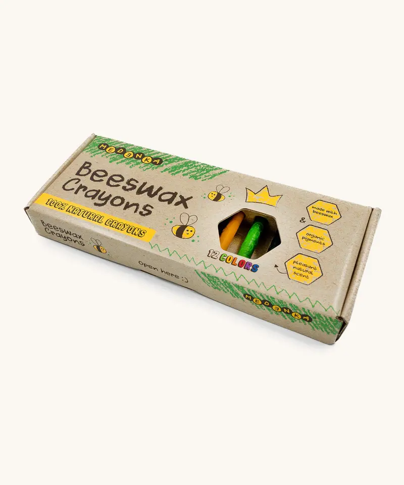 Medenka 12 Beeswax Classic Crayons 1
