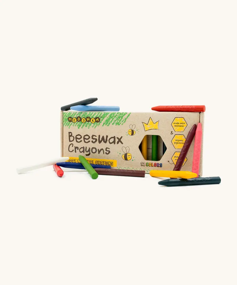 Medenka 12 Beeswax Classic Crayons 2