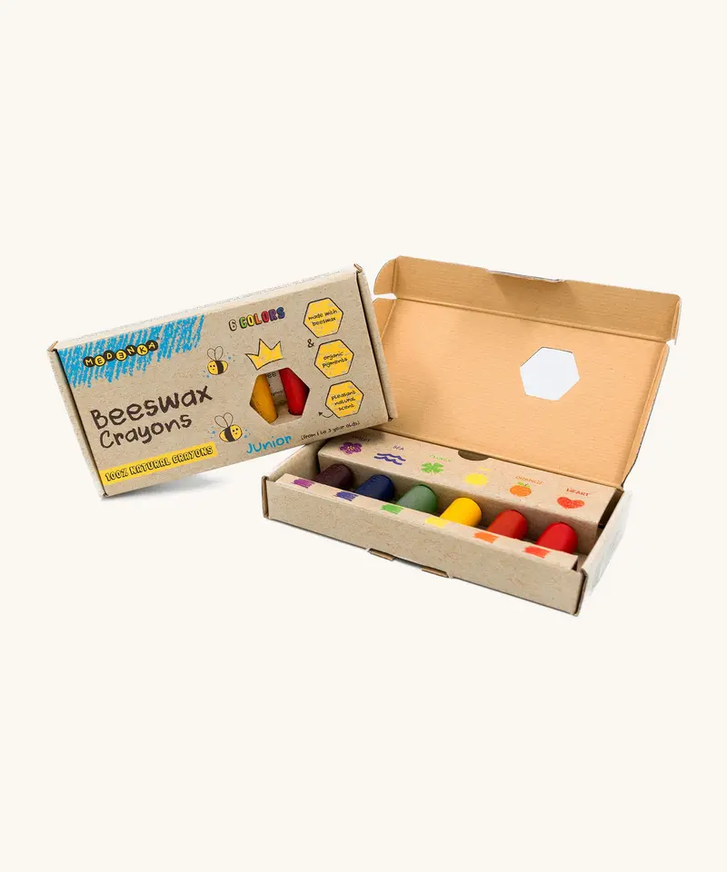 Medenka 6 Junior Beeswax Crayons 2