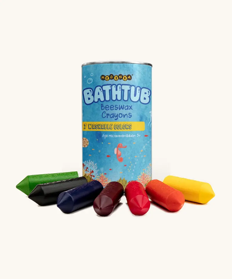 Medenka Beeswax Bathtub Crayons 1