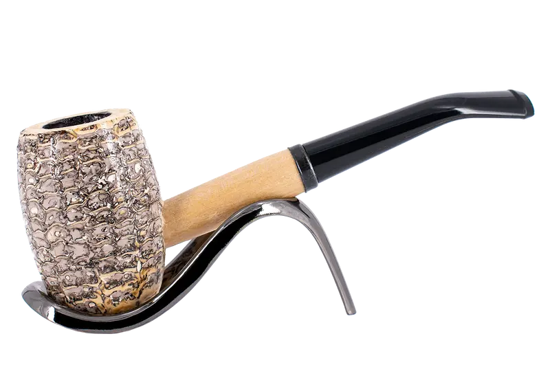 Missouri Meerschaum Country Gentleman Corn Cob Pipe - Bent 1