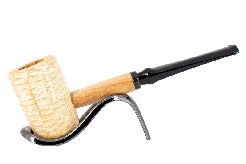 Missouri Meerschaum Diplomat 5Th Avenue Corn Cob Pipe - Straight 1