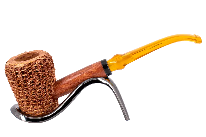 Missouri Meerschaum Let Freedom Ring Corn Cob Pipe - Bent 1