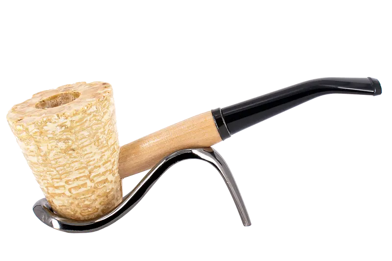 Missouri Meerschaum Mark Twain Corn Cob Pipe - Bent 1