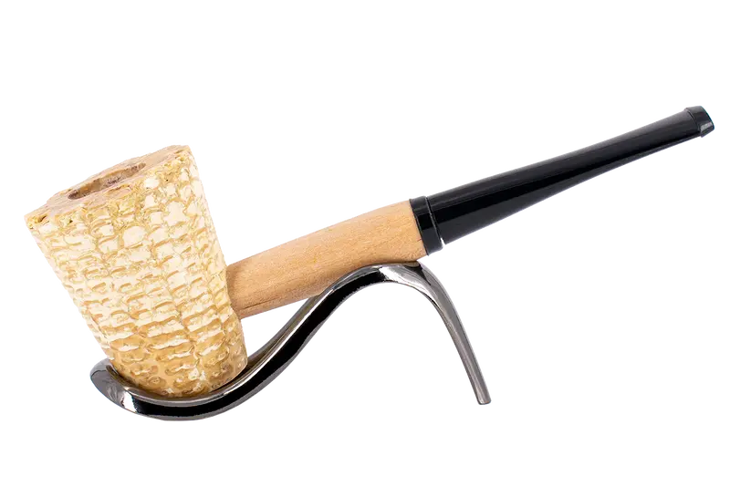 Missouri Meerschaum Mark Twain Corn Cob Pipe - Straight 1
