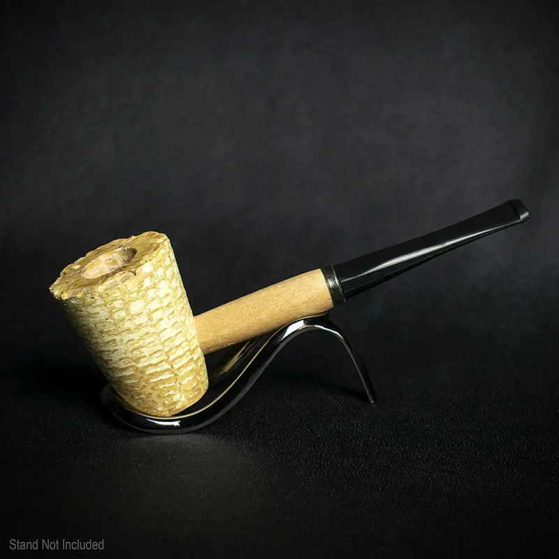 Missouri Meerschaum Mark Twain Corn Cob Pipe - Straight 2