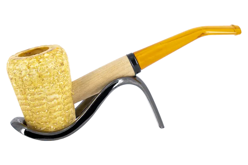 Missouri Meerschaum Original Legend Corn Cob Pipe - Bent 1
