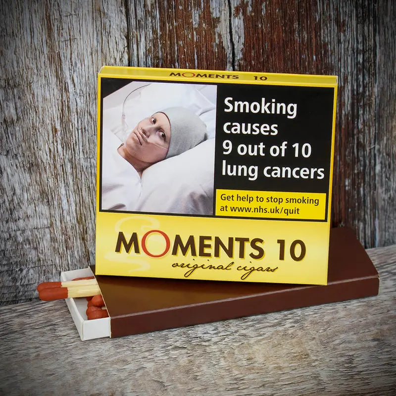 Moments Original Miniature Cigars - Pack Of 10 1