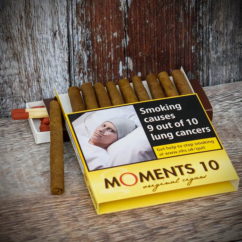 Moments Original Miniature Cigars - Pack Of 10 2