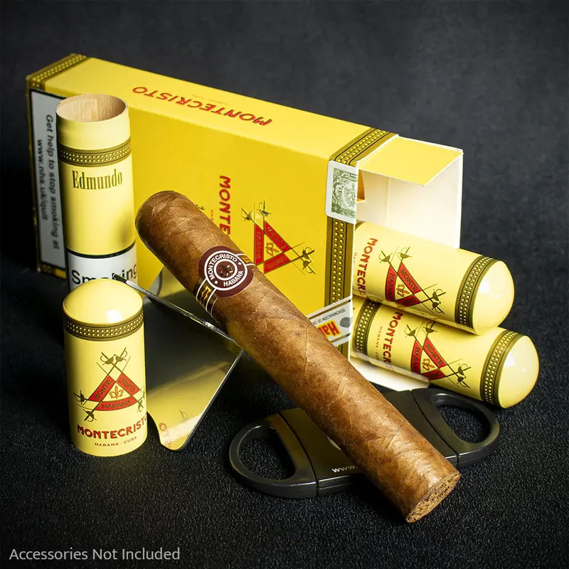 Montecristo Edmundo Tubos Cuban Cigars - 3 Pack 1