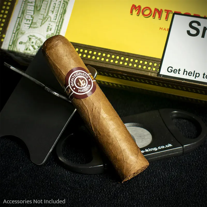 Montecristo Media Corona Cuban Cigars - Box Of 25 2