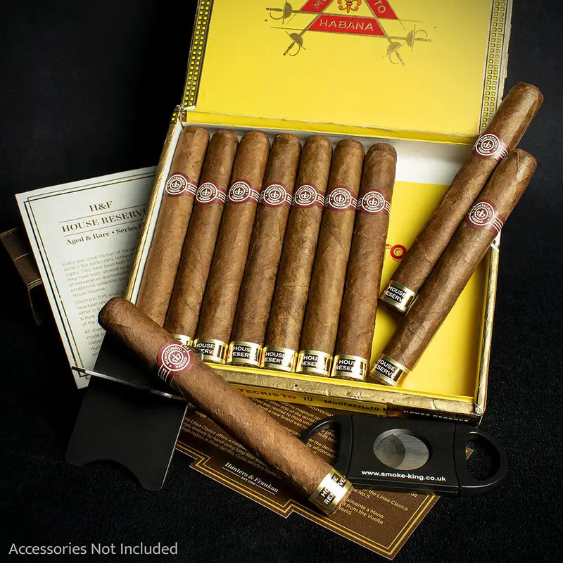 Montecristo No. 4 House Reserve 2015 Cuban Cigars (Aged & Rare 10 Years) Limited Edition - Box Of 10 1