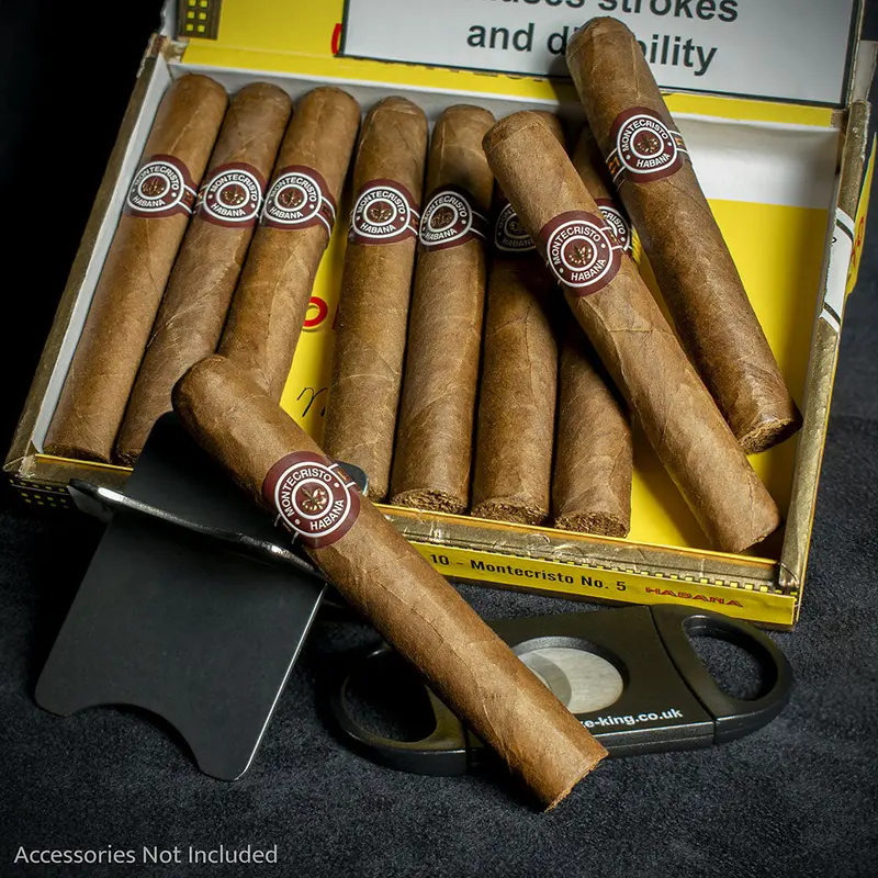 Montecristo No.5 Cuban Cigars - Box Of 10 1