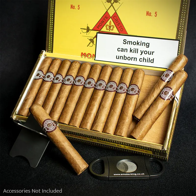 Montecristo No 5 Cuban Cigars - Box Of 25 1