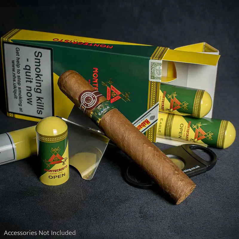 Montecristo Open Eagle Tubos Cuban Cigars - 3 Pack 1