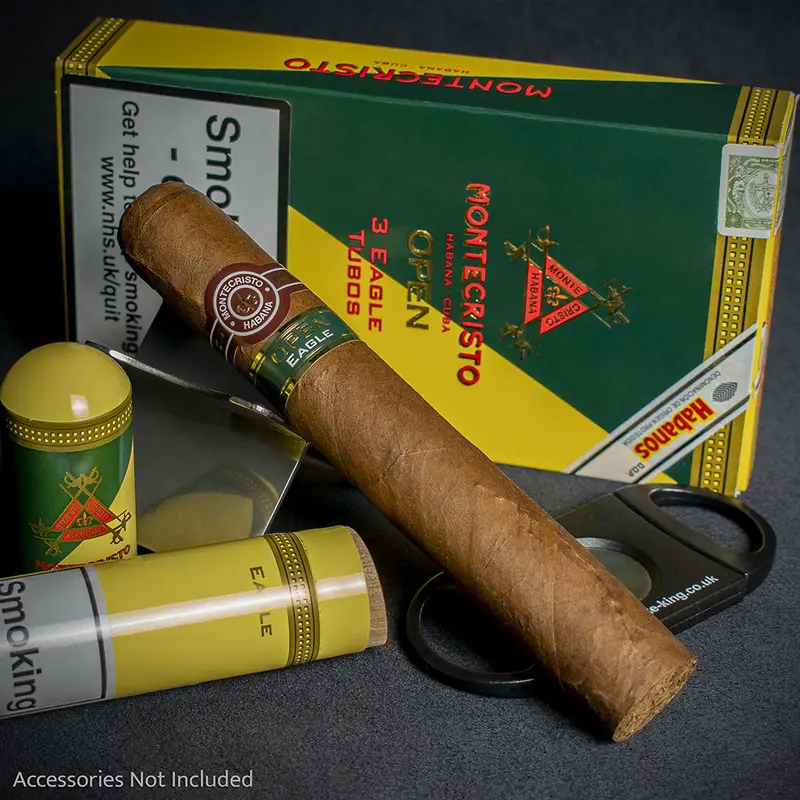 Montecristo Open Eagle Tubos Cuban Cigars - 3 Pack 2