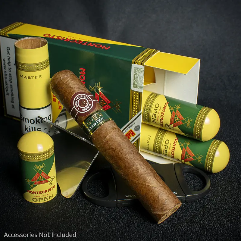 Montecristo Open Master Tubos Cuban Cigars - 3 Pack 1