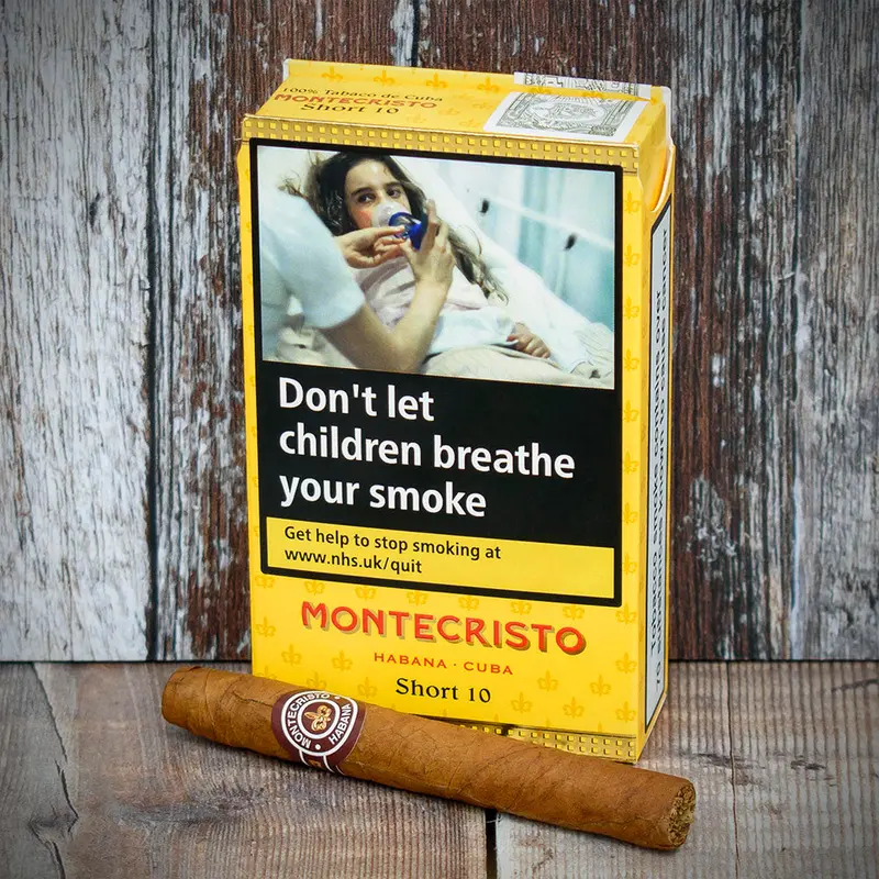Montecristo Shorts Cuban Cigars - Pack Of 10 1