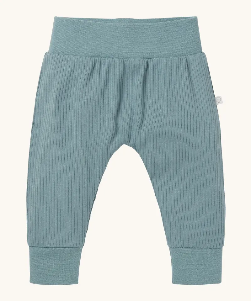 Mori Ribbed Comfy Joggers - Sky 1