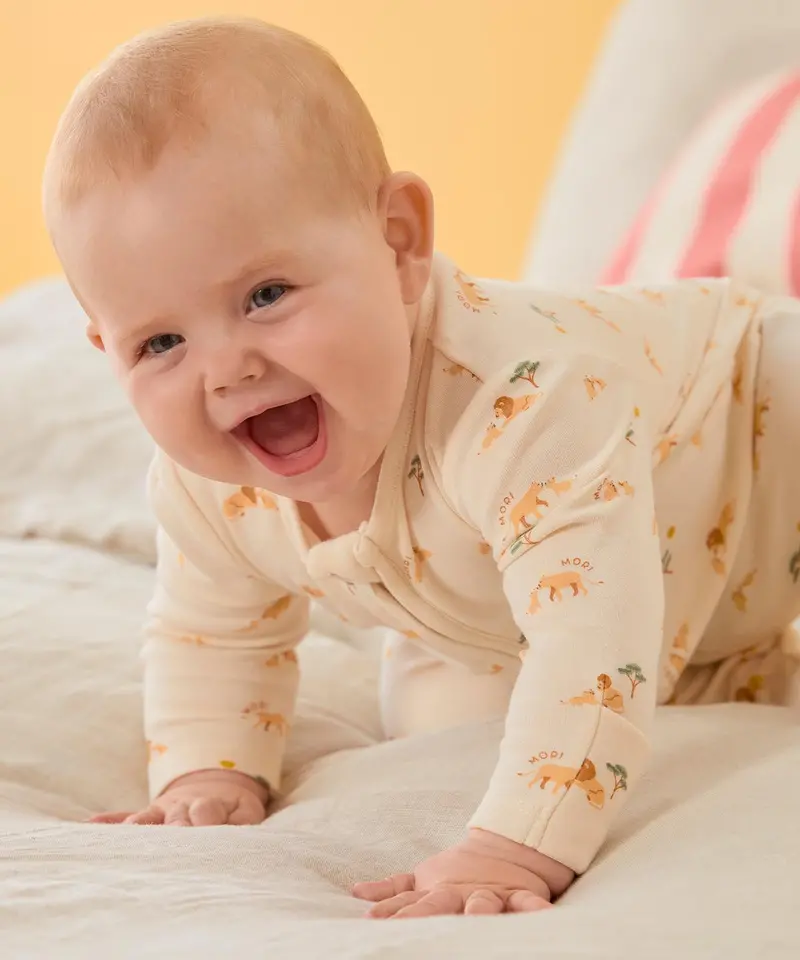 Mori Two Way Zip Sleepsuit - Lion 2