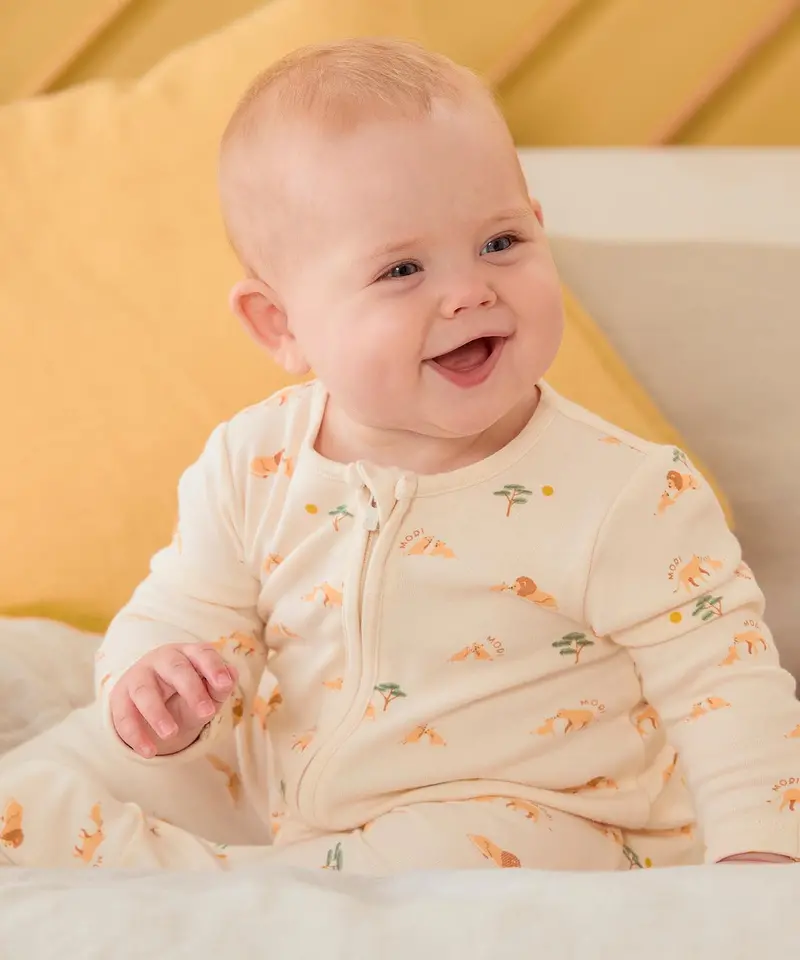 Mori Two Way Zip Sleepsuit - Lion 3