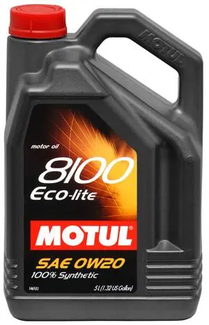 Motul 5L Synthetic Engine Oil 8100 0W20 Eco-Lite 1
